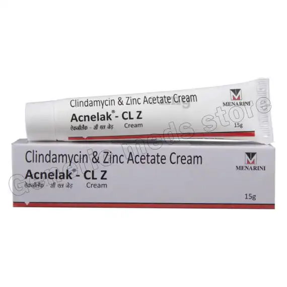 Acnelak-CLZ Cream (Clindamycin/Zinc acetate )