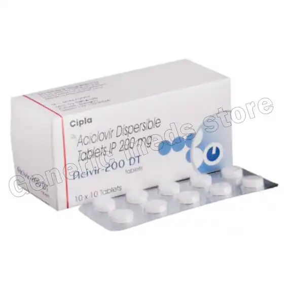 Acivir DT 200 Mg