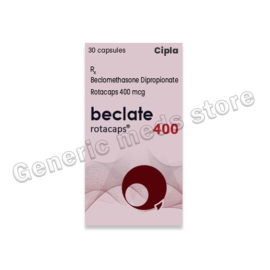 Beclate Rotacaps 400 Mcg