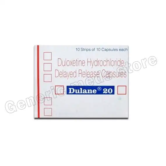 Dulane 20mg Capsule DR